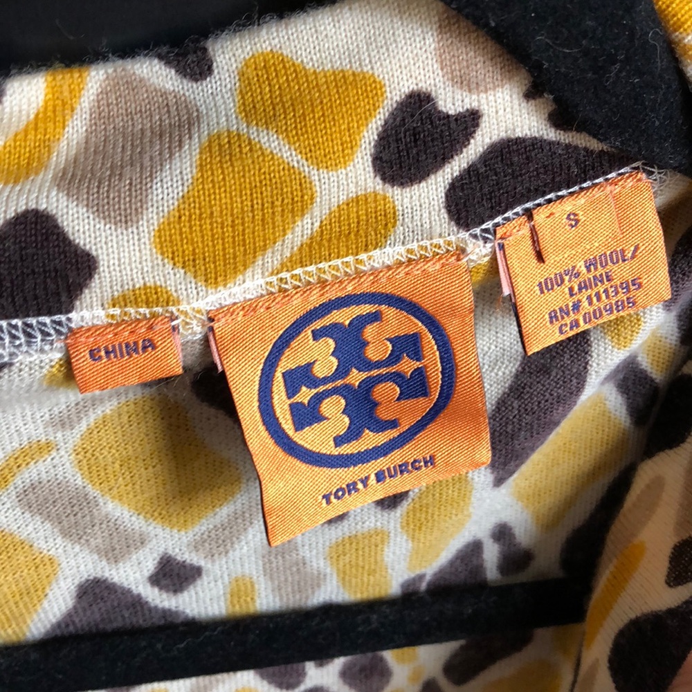 Patterned Tory Burch Cardigan - image 2